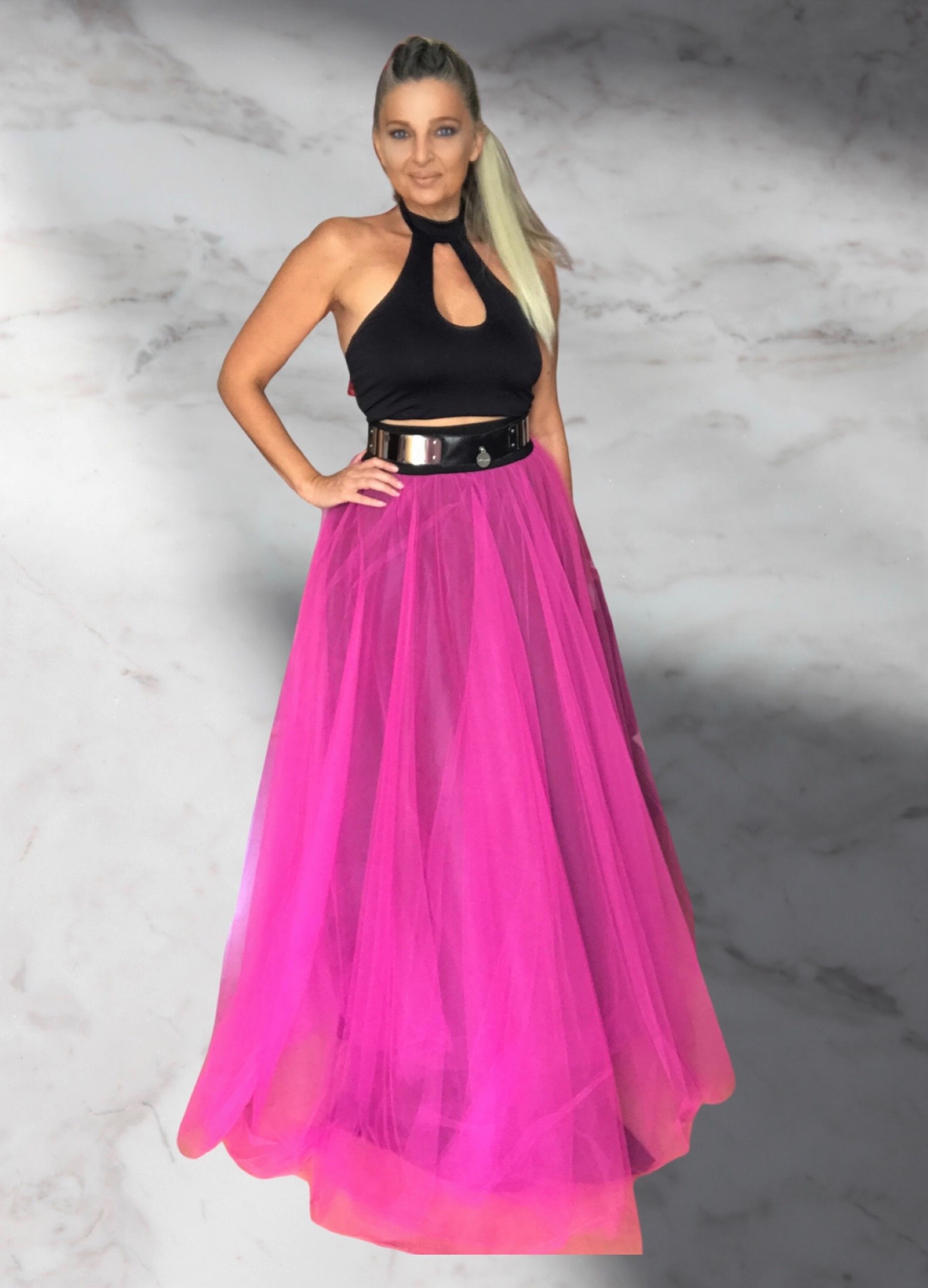 Dlouhá společenská sukně BOROS SK-L-TYL R01